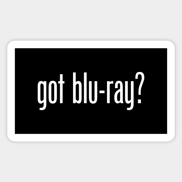 Got Blu-ray? Sticker by TheDigitalBits